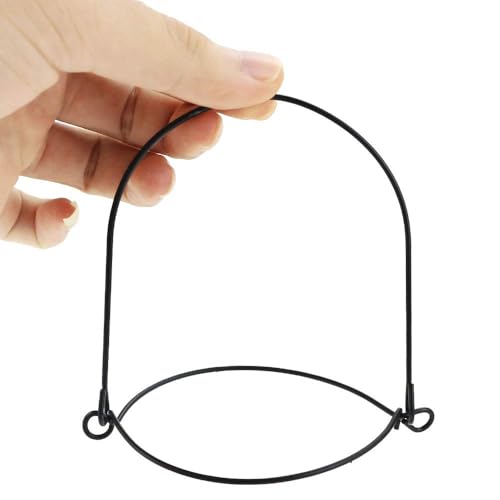 Bignc 12 Pack Black Stainless Steel Wire Handles Hangers for Regular Mouth Mason, Ball, Canning Jars - Image 3