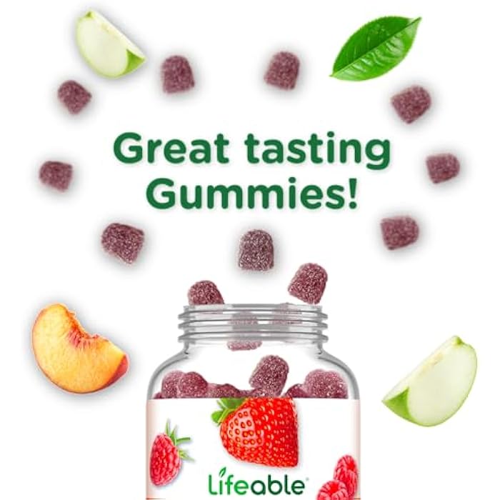 Lifeable Cranberry Gummies for Women | Great Tasting Cranberry Supplement | for Urinary Tract Health, Bladder & Kidney Support | Vegan and Non GMO Cranberries | 60 Count - Image 4