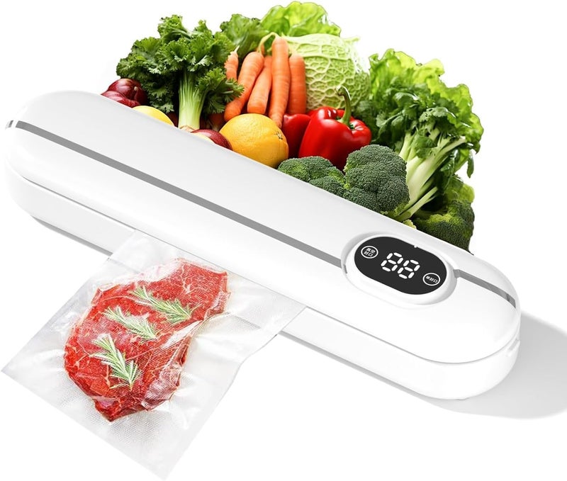 HENIRAG Vacuum Sealer Kitchen Packaging Machine Vacuum Sealer Machine for Food Storage Automatic Air Sealing System for Dry and Food Vacuum Packer Home Automatic Packing Sealing MachineDESIGN2 - Image 2