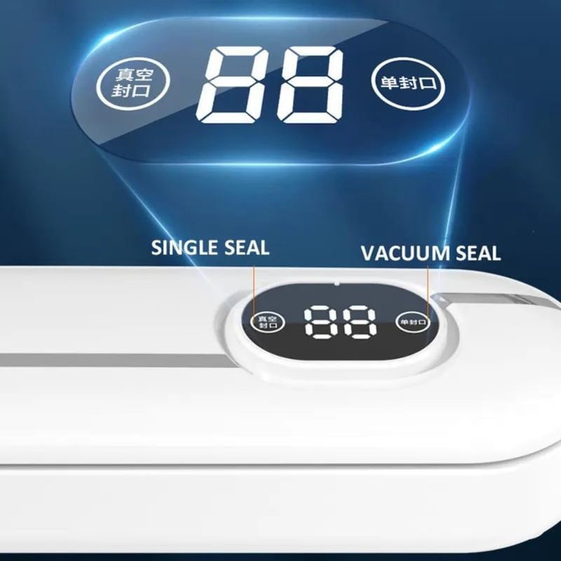 HENIRAG Vacuum Sealer Kitchen Packaging Machine Vacuum Sealer Machine for Food Storage Automatic Air Sealing System for Dry and Food Vacuum Packer Home Automatic Packing Sealing MachineDESIGN2 - Image 5