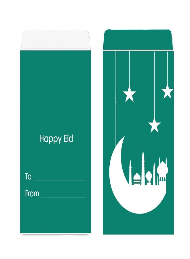 Remarkabel 24 Pcs Eid Mubarak Money Envelopes 2.88x6.5 Inch Ramadan Mubarak Cash Gift Card for Ramadan Eid Mubarak Anniversary Cash Muslim Party Decoration - Image 3
