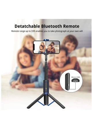 Selfie Stick Tripod, Extendable 3 in 1 Aluminum Bluetooth Selfie Stick with Wireless Remote - pzsku/ZCD70B78AD4B800A33A34Z/45/_/1664256514/c9259beb-d238-4d84-89c8-19f3b4321291