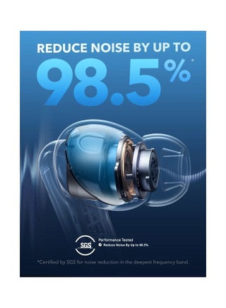 Liberty 4 NC Earbuds, 98.5 Percent Noise Reduction, Adaptive Cancelling To Ears And Environment, Hi-Res Sound, 50H Battery, Wireless Charging, Bluetooth 5.3 Black - view 2