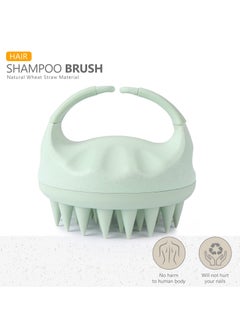 LKTOCAFT 2 PCS Scalp Massager Shampoo Brush with HairBand, Soft Silicone Bristles and Wheat Straw Scalp Scrubber, Dandruff Removal and Hair Growth, Wet Dry Hair Scalp Care  - Image 2