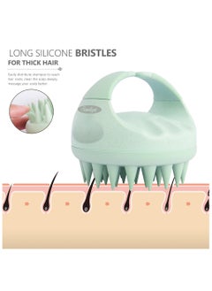 LKTOCAFT 2 PCS Scalp Massager Shampoo Brush with HairBand, Soft Silicone Bristles and Wheat Straw Scalp Scrubber, Dandruff Removal and Hair Growth, Wet Dry Hair Scalp Care  - Image 3
