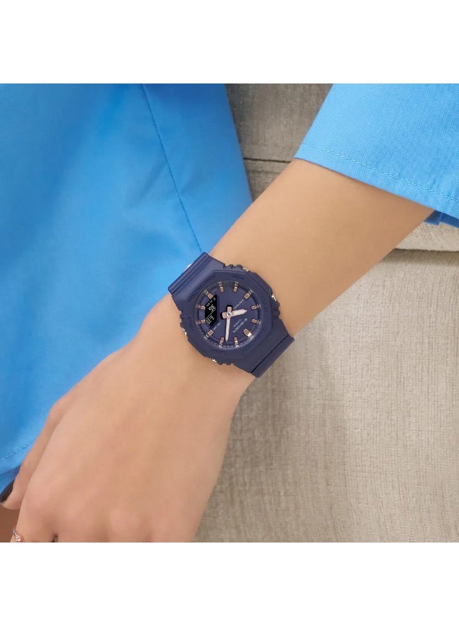 Casio G-Shock Analog-Digital Wrist Watch - Navy Blue - Image 2
