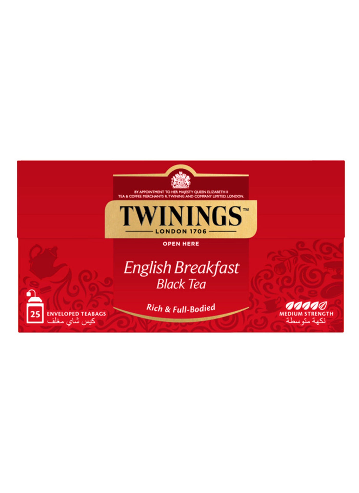 Twinings English Breakfast Tea, 25 Tea Bags