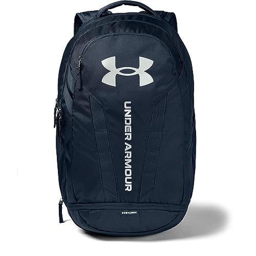 Under Armour Unisex-Adult Hustle 5.0 Backpack , Academy Blue (408)/Silver , One Size Fits All - Image 4