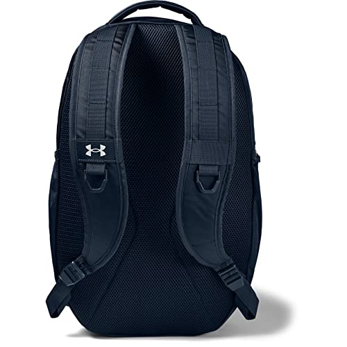 Under Armour Unisex-Adult Hustle 5.0 Backpack , Academy Blue (408)/Silver , One Size Fits All - Image 3