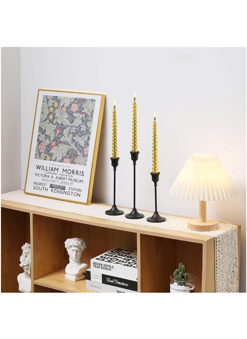 Candle Holder Set of 3 Metal Candlestick Holders Taper Candle Holders Candelabra Candle Sticks Holder for Table Centerpieces Modern Decorative Candle Stand for Wedding Dinning（Black） - pzsku/ZCD70D612930A2A211B79Z/45/_/1711100178/13d55cab-5c89-4b64-800f-0cc8f0208d68