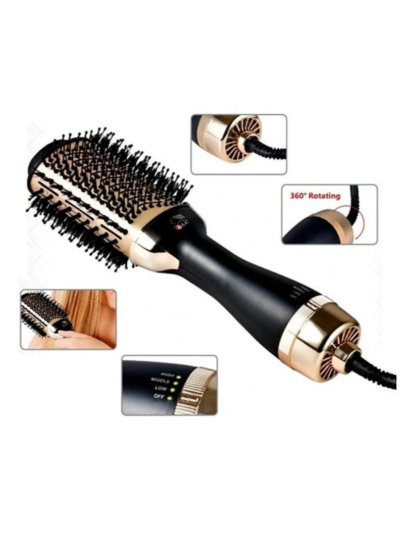 DLC HAIR DRYER COMB, 1200W, 360° Rotating, Fast Drying, Curling, Straightening, Negative Ions Technology  - Image 5