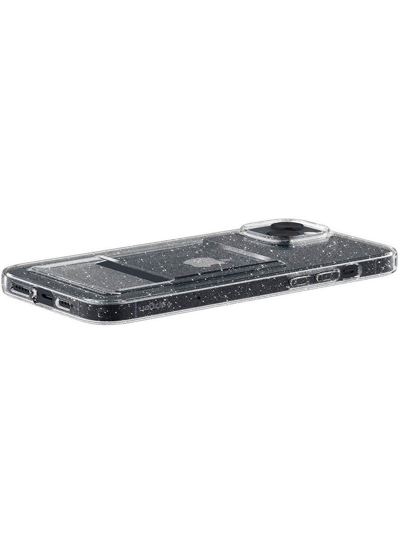 Spigen Crystal Slot Glitter iPhone 14 Case Cover (2022) - Crystal Quartz  - Image 4