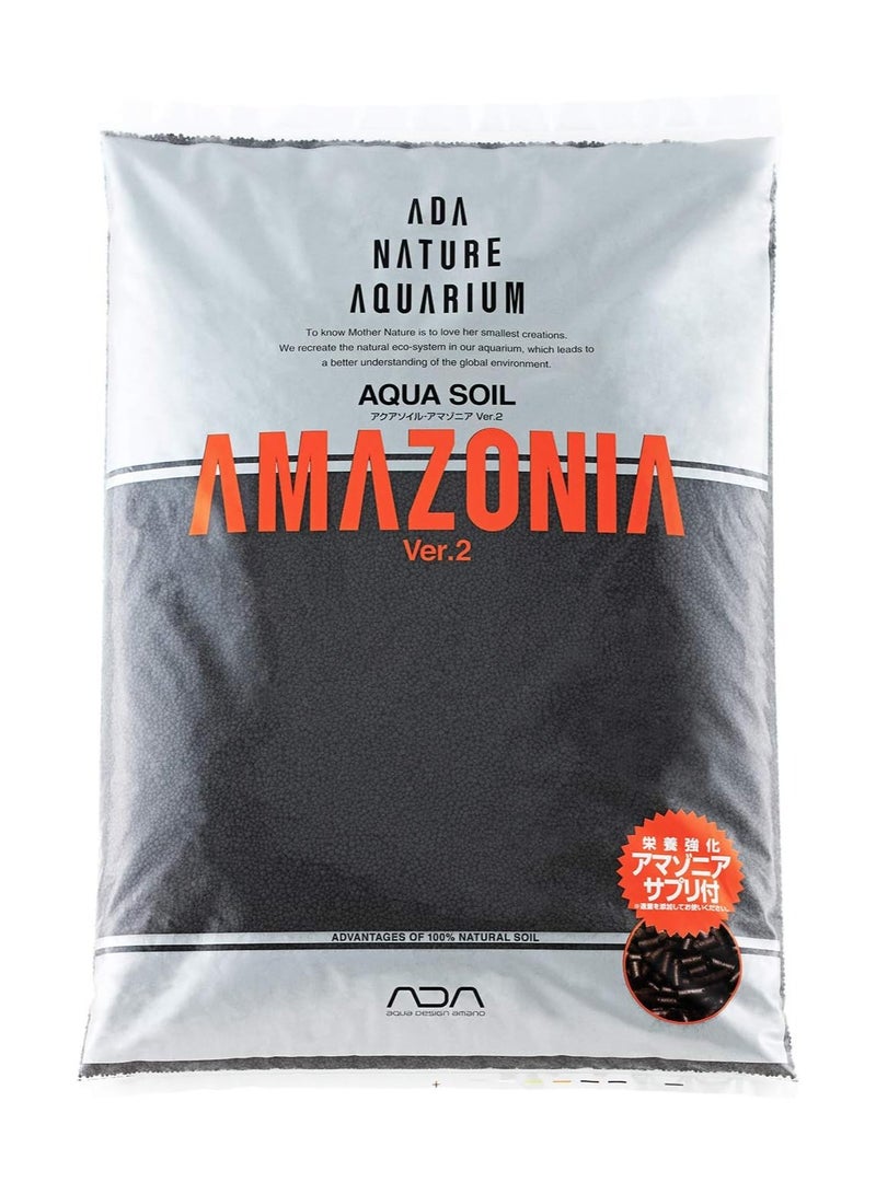 تربة ADA Amazonia الإصدار الجديد 2 Aqua لأحواض السمك 9 لتر