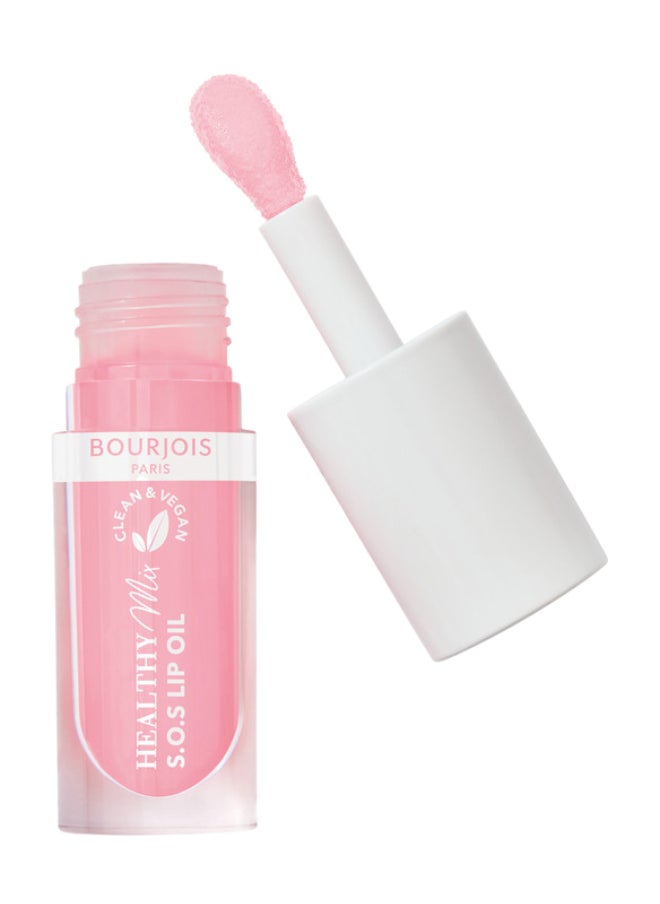 Healthy Mix Clean S.O.S Lip Oil - 01 - Douceur de Rose, 4.5ml - pzsku/ZCD71126439FAE87EF684Z/45/_/1728373420/51e4c4a2-3cb7-42c6-ad08-dcb68a876401