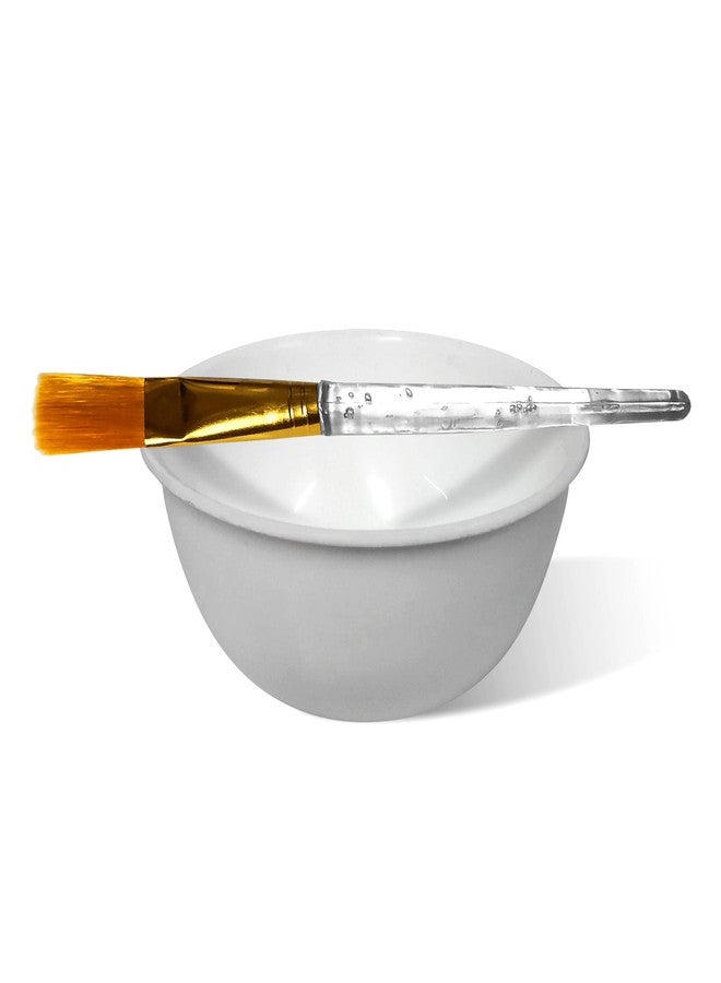 Utkarsh Combo of Facial Mask,face Pack Transparent Handle Soft Brush with Bowl - Image 1
