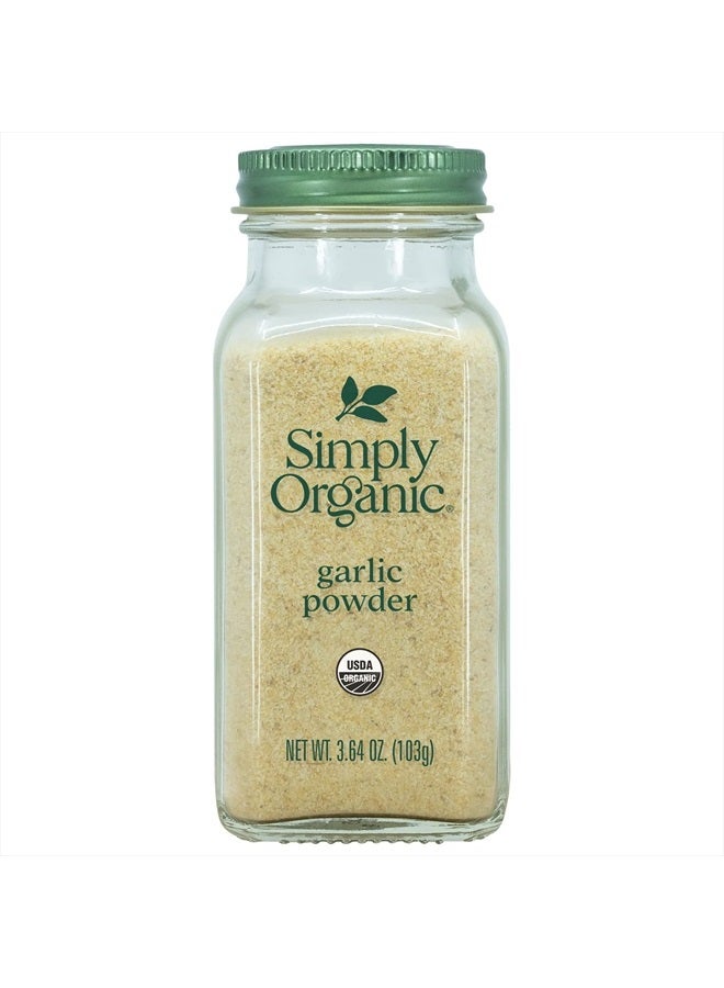 Simply Organic Garlic Powder Certified Organic, 3.64-Ounce Container - Image 1
