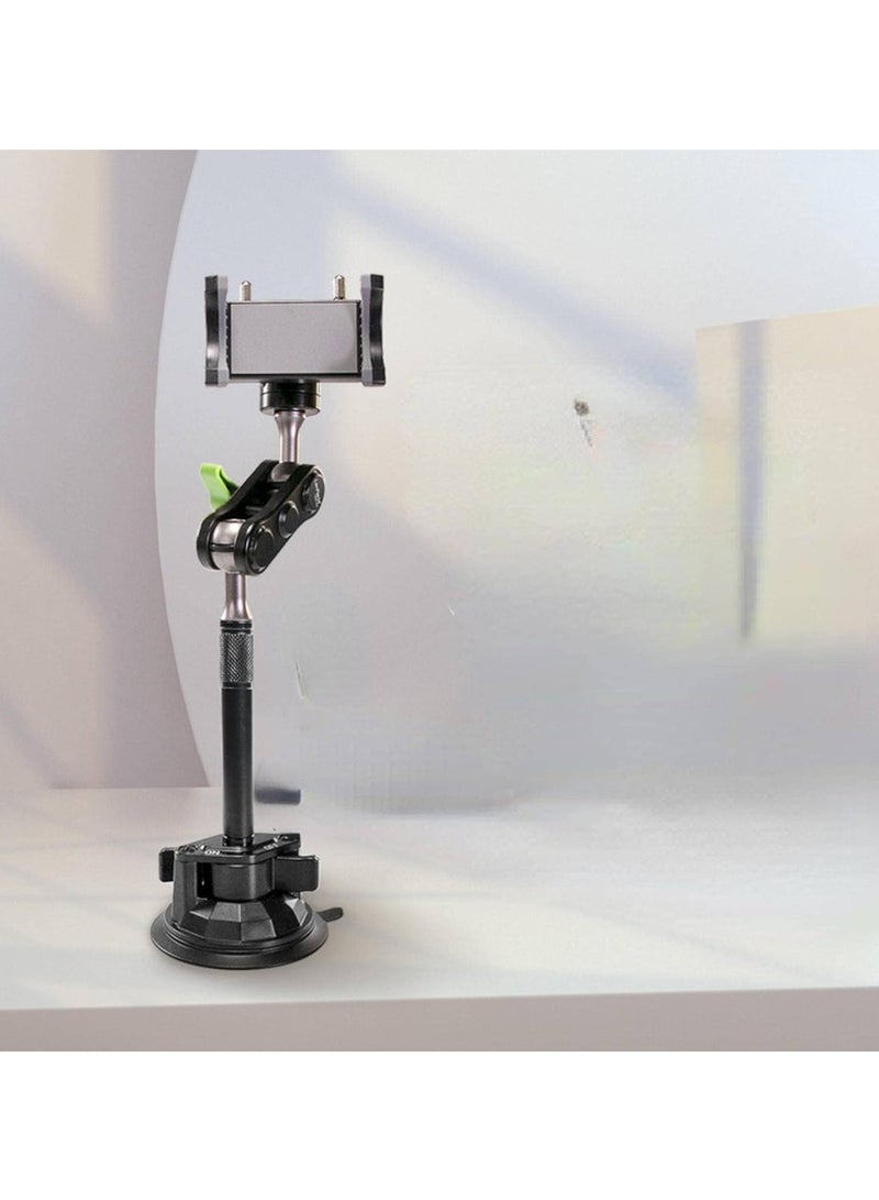 "Universal Ball Head Car Phone Mount – 360° Rotating Suction Cup Holder with Adjustable Arm" - Image 3