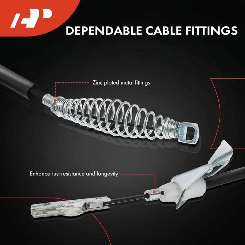 A-Premium Rear Driver Side Parking Brake Cable Assembly - Image 4