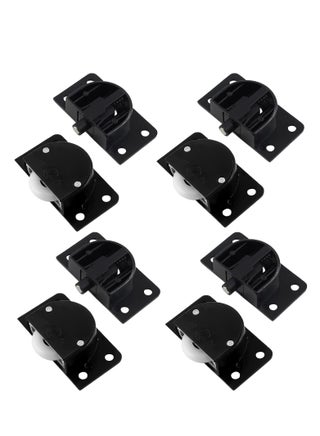 Sliding Door Pulley, Plastic Sliding Door Roller, Made of Thickened Plastic, Nylon Material Pulley, for Cabinet Barn Door Wardrobe Closet, Silent Sliding, Wear-Resistant and Durable (Black) (4 Pairs) - pzsku/ZCD7176CD81E1F8CAF013Z/45/_/1698800439/7b106ada-940a-4bf9-ac27-d7c0c8036665