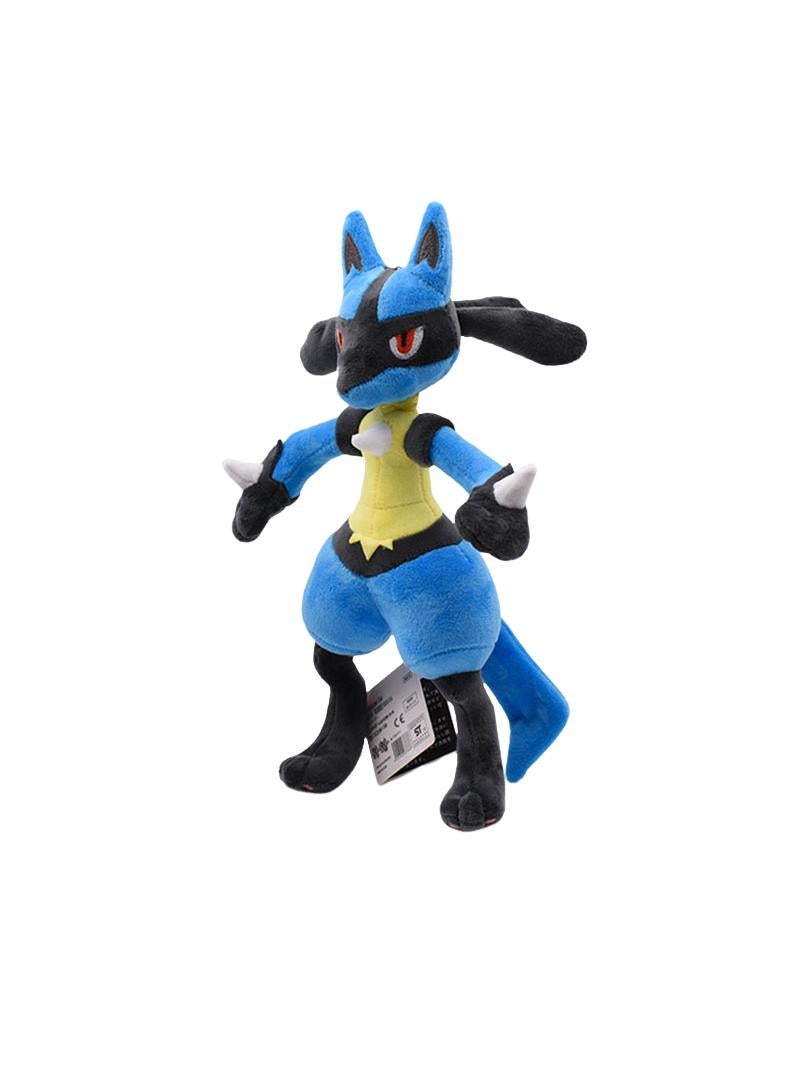 Bluejw 1-Piece Pocket Monsters Figure Lucario Plush Toys 29cm - Image 2