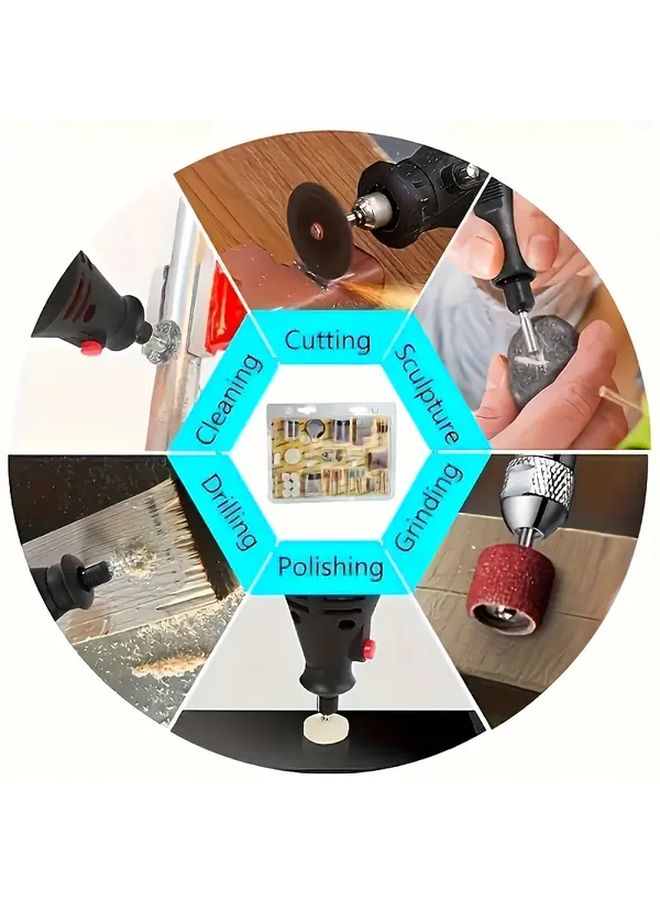 105Pc Mounted Point Set For Engraving Polishing And Grinding On Glass Stone - Image 5