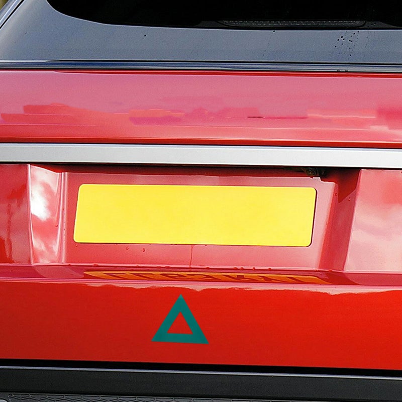 4pcs Car Stickers Trunk Bumper Warning Reflective Stickers Vehicle Body Warning Decals - Image 2