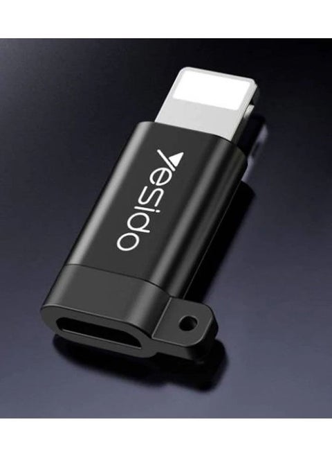 USB C to Lightning Adapter Support 18W PD Fast Charging Compatible with iPhone iPad iPod