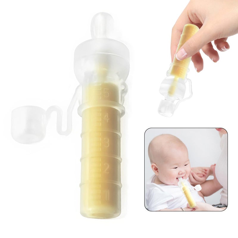 6 Pcs 5ML Colostrum Storage Tubes Portable Handheld Breast Milk Collector Postpartum Nursing Accessories - Image 4