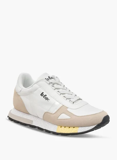 Lee Cooper Men's Panelled Lace-Up Sneakers