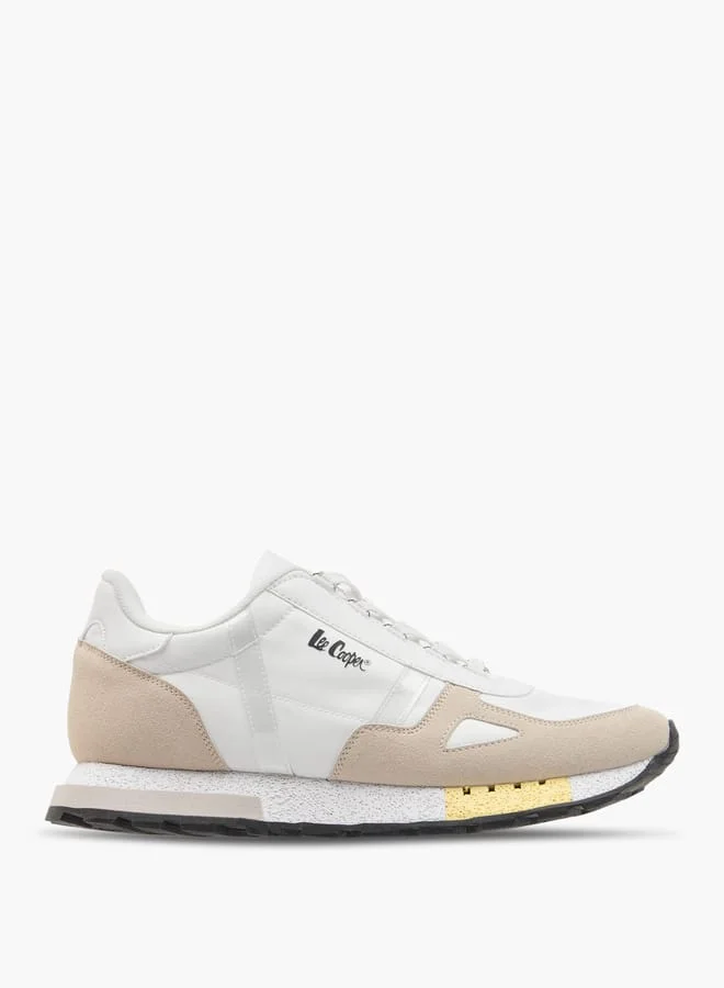 Lee Cooper Men's Panelled Lace-Up Sneakers