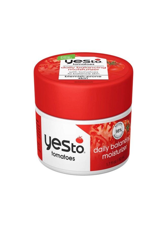 Yes To - Tomatoes Daily Balancing Moisturizer Blemishfighting & Enlightening Moisturizer Natural Vegan & Cruelty Free 1.7 Fl Oz - Image 1
