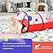 PigPigPen Kids Tunnel for ToddlersPop Up Play Tunnel Tent for Babies or Dogs Indoor Outdoor Toys for Kids Backyard Playset Red Spots Play Tunnel - Image 4