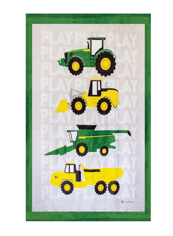 John Deere Kids Tractor Throw/Blanket - LP85898 - Image 1