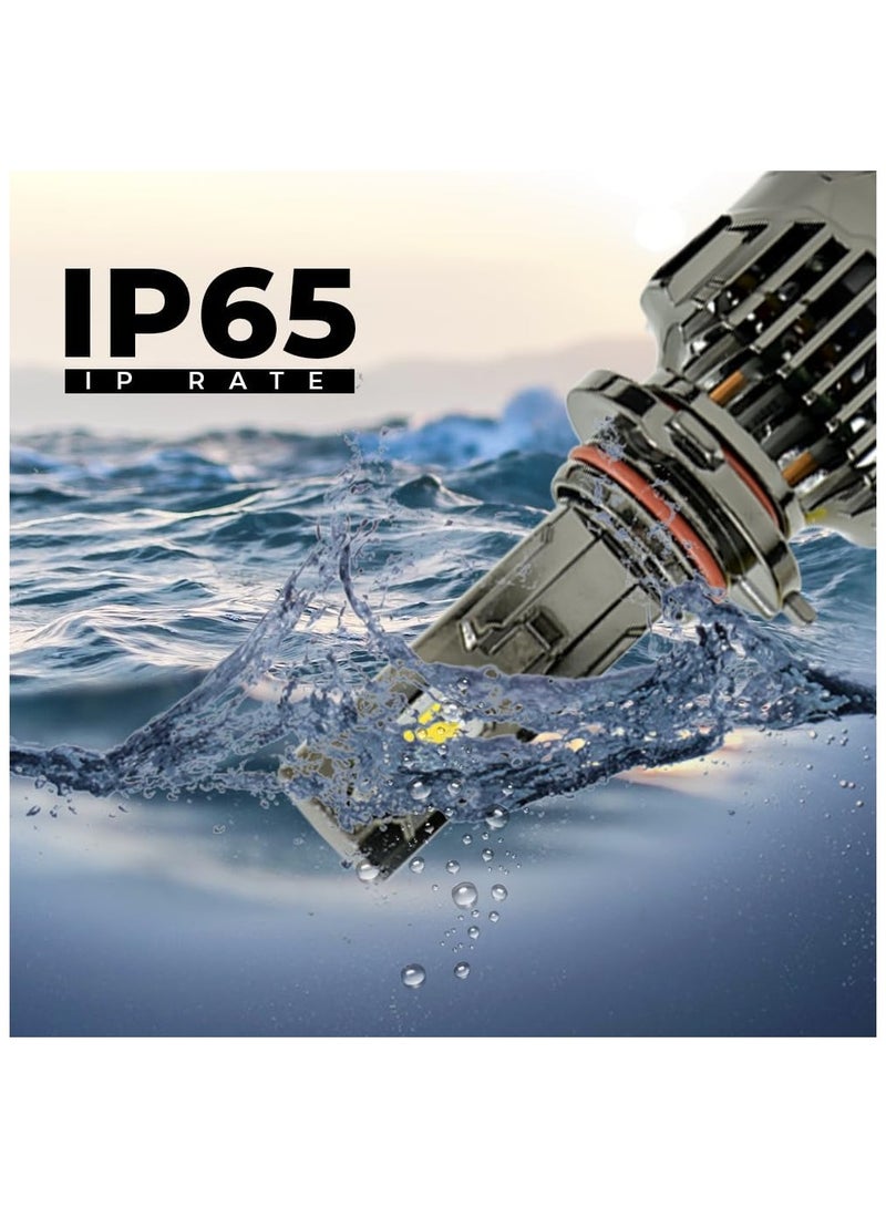 توبيز مجموعة مصابيح أمامية LED جديدة تمامًا من توبي LX 45-H7 بدرجة حرارة لون 6500 كلفن وقوة 90 وات وقوة 9000 لومن وإضاءة فائقة مثالية للرحلات الطويلة - Image 4