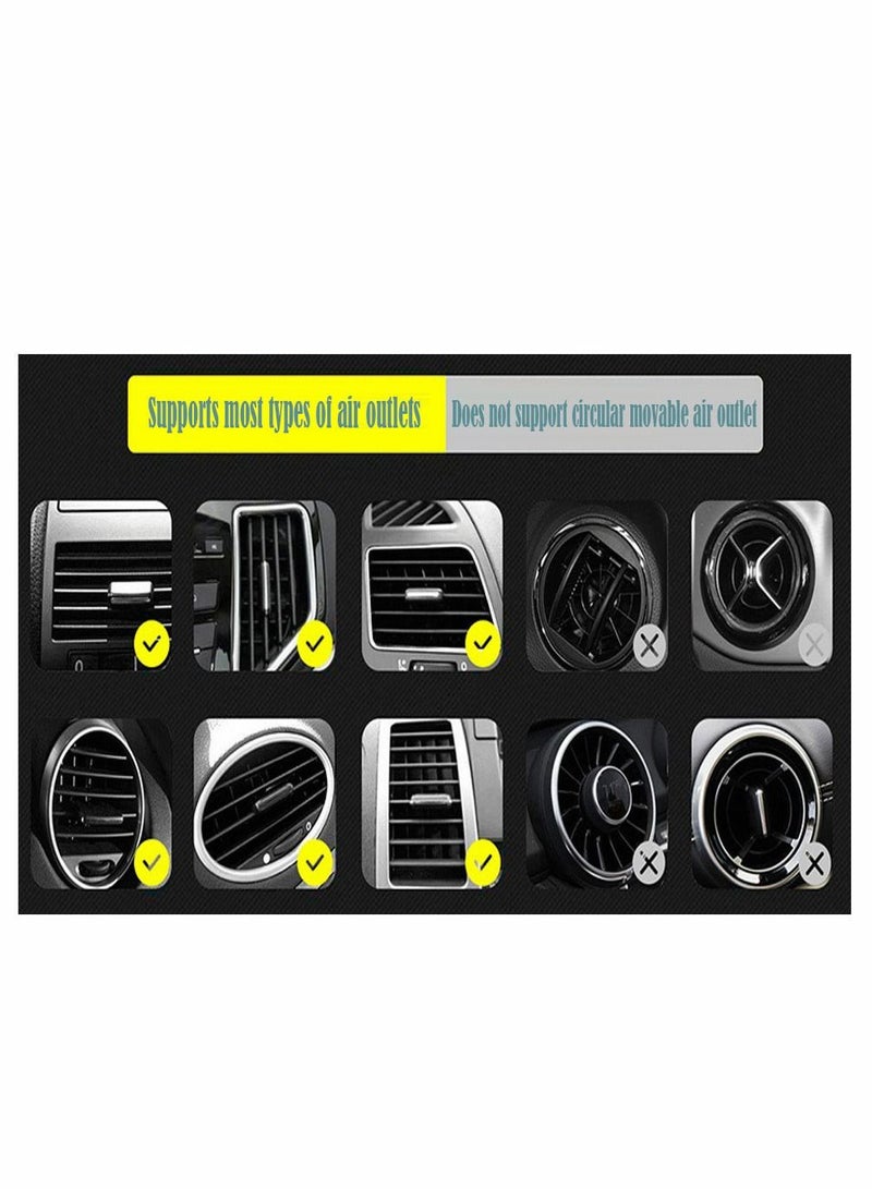 SYOSI Car Fragrance Diffuser Vent Clip Car Air Fresheners Car Purifier Remove The Smell Of Smoke Stylish Propeller Shape Car Decoration ( Gold ) - Image 4