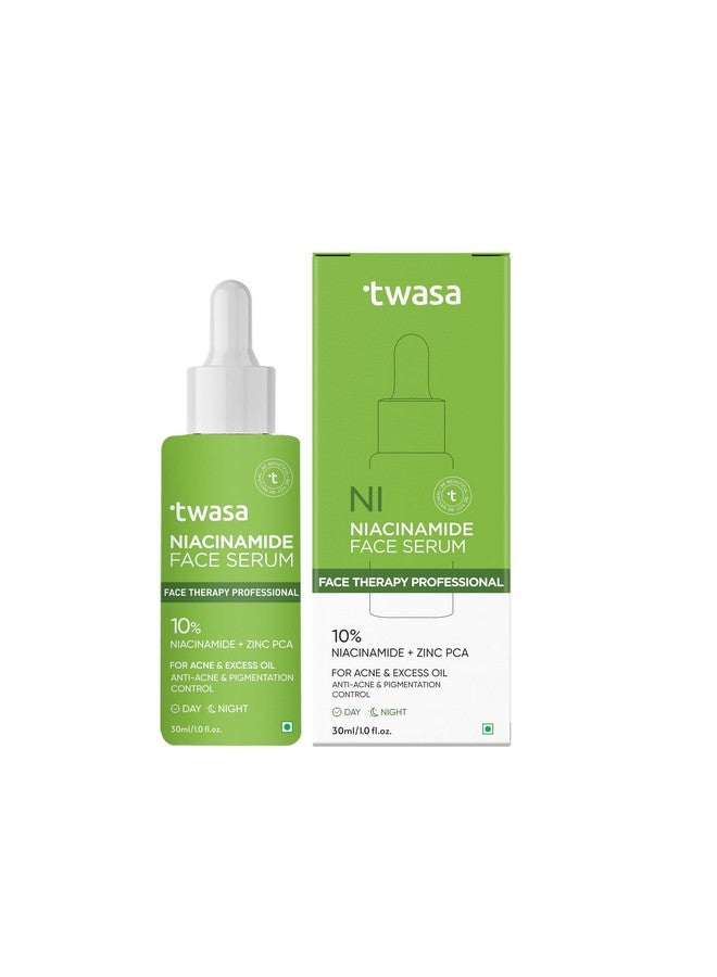 Twasa 10% Niacinamide Face Serum with Zinc | Fights Acne & Oil Control | Serum for Acne And Dark Spots | Pore Minimizing & Skin Brightening Serum for Oily, Acne-Prone | 30ml - Image 1