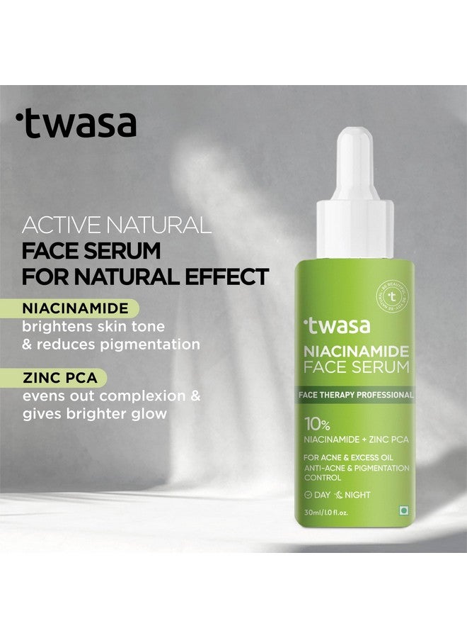 Twasa 10% Niacinamide Face Serum with Zinc | Fights Acne & Oil Control | Serum for Acne And Dark Spots | Pore Minimizing & Skin Brightening Serum for Oily, Acne-Prone | 30ml - Image 4