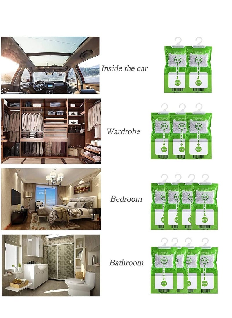 TYCOM Dehumidifiers, Hanging Humidity Packs for Effectively Absorbing Excess Moisture, Closet Dehumidifiers & Odor Removers for Home & Car -Lavender 10Pcs  - Image 4