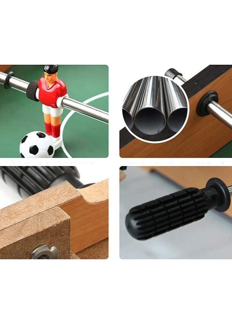 Kiko Football Table, Indoor Soccer Wood Game Table,with 2 Balls, Competition Sized & Multi Person Table Soccer for Adults, Home, Game Room - Brown - Image 5