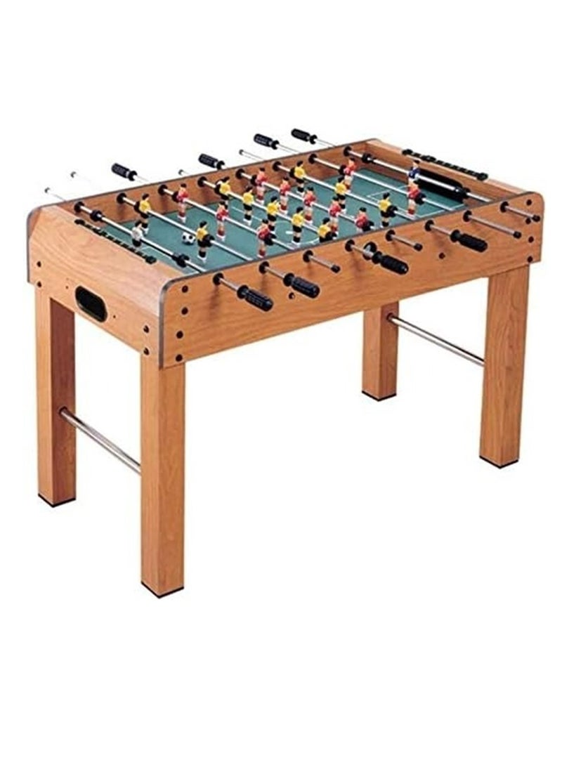 Kiko Football Table, Indoor Soccer Wood Game Table,with 2 Balls, Competition Sized & Multi Person Table Soccer for Adults, Home, Game Room - Brown - Image 2