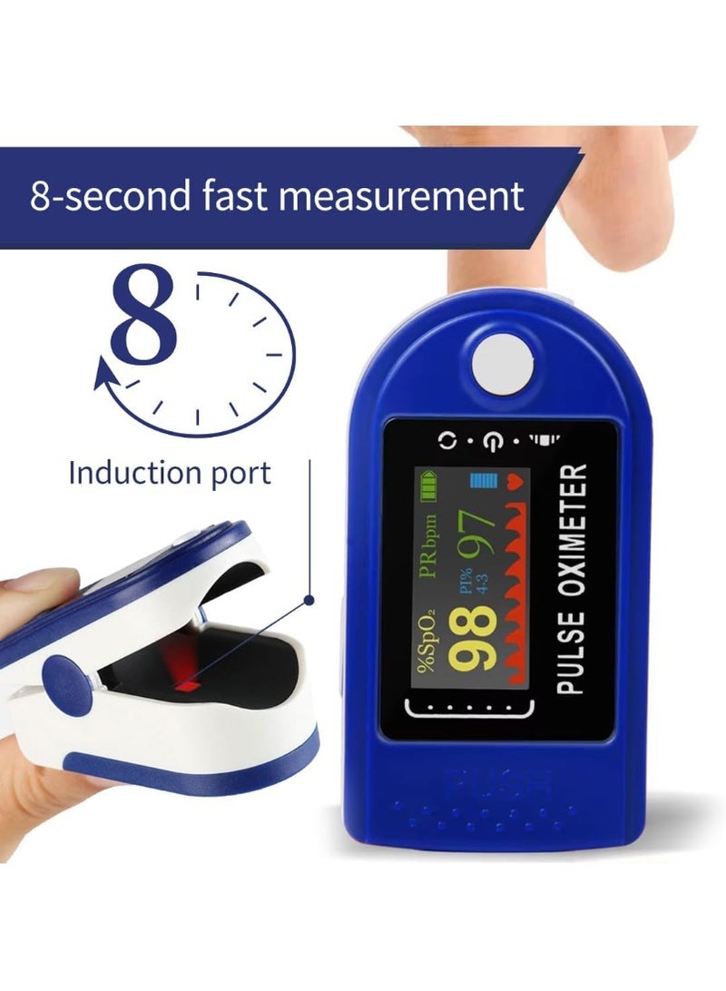 Fingertip Pulse Oximeter – Portable & Accurate Blood Oxygen and Heart Rate Monitor for Home, Sport & Travel - Image 3