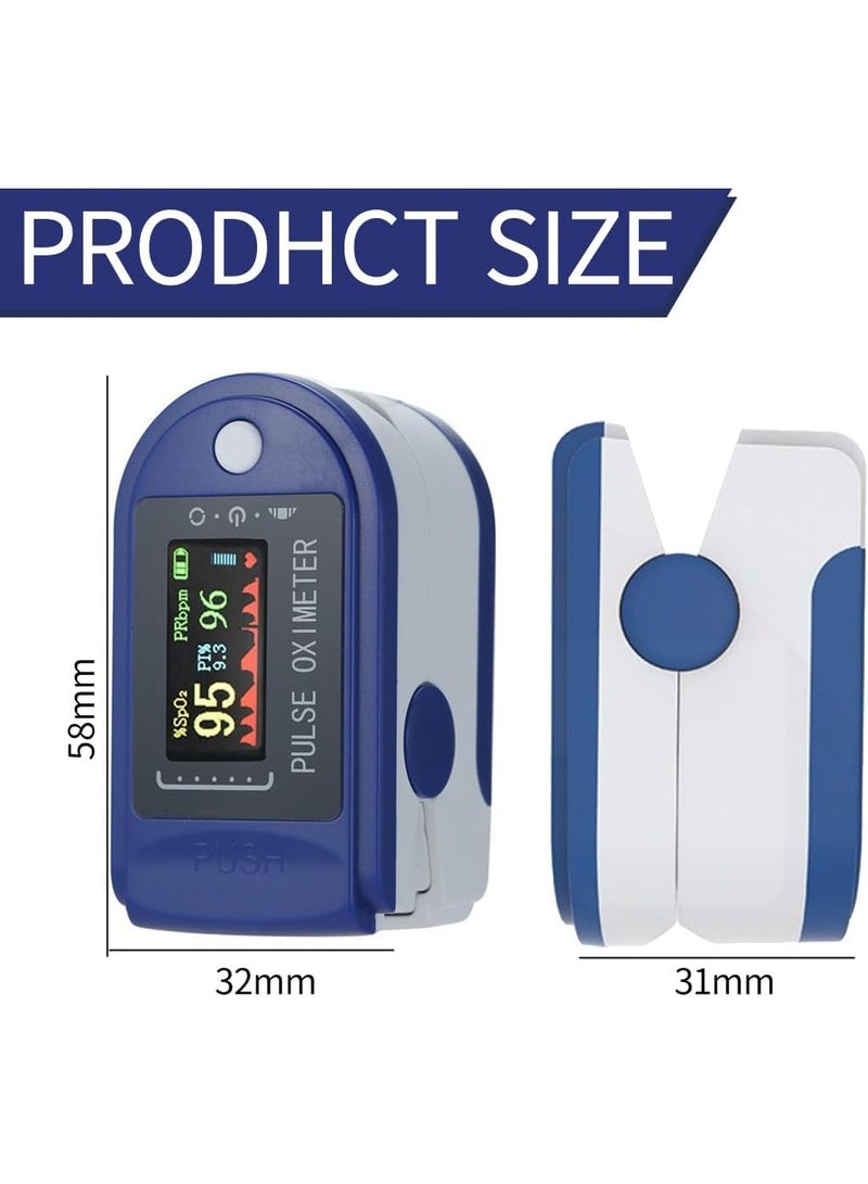 Fingertip Pulse Oximeter – Portable & Accurate Blood Oxygen and Heart Rate Monitor for Home, Sport & Travel - Image 2