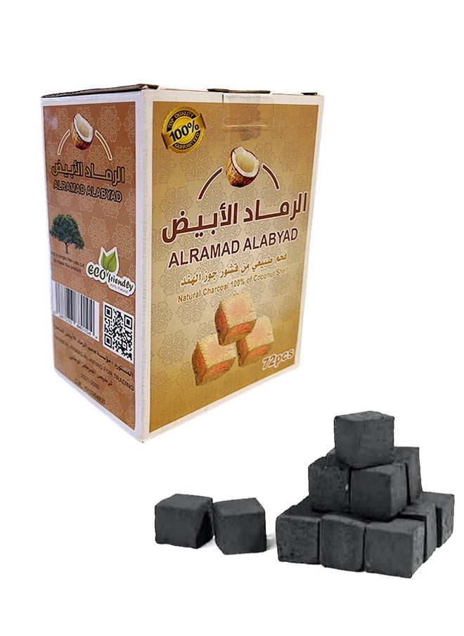 ماركة غير محددة - 1 كيلو جرام 72 قطعة فحم طبيعي من قشور جوز الهند - Image 1