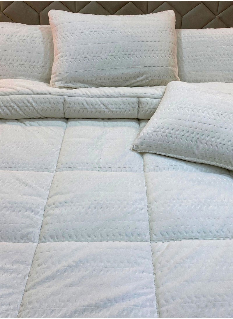 Family Bed Fox quilt set fur 3 pieces size 240 × 240 cm model 1627 from Family Bed  - Image 3