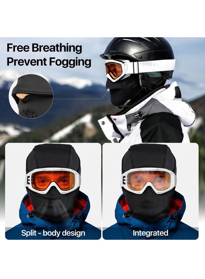 Aicall Balaclava Ski Mask，Anti-Fogging Windproof and Breathable Thermal Face Mask for Men Women,Winter Gear for Outdoor Sports(Black) - Image 2