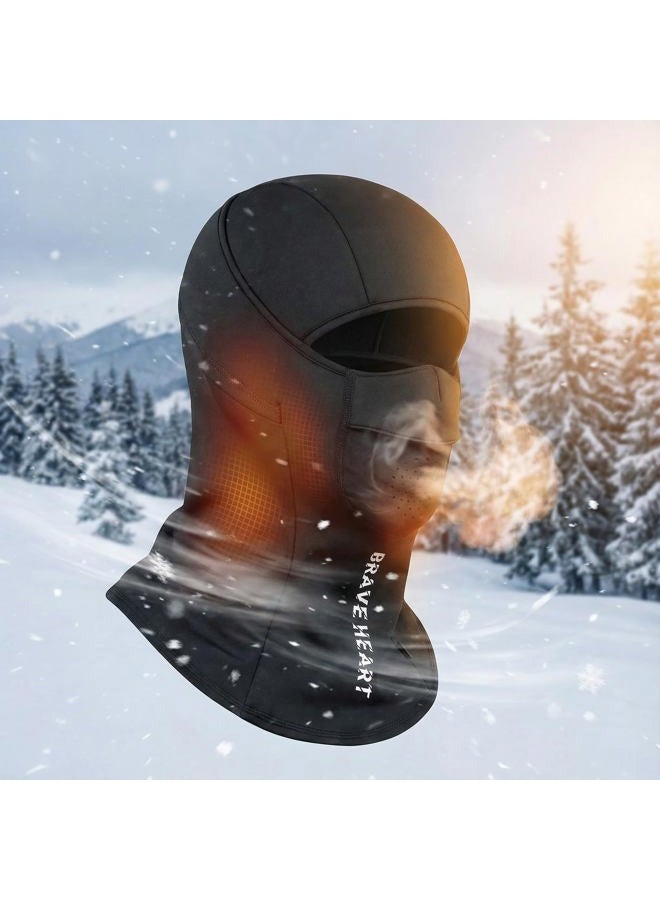 Aicall Balaclava Ski Mask，Anti-Fogging Windproof and Breathable Thermal Face Mask for Men Women,Winter Gear for Outdoor Sports(Black) - Image 5
