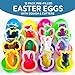 Waybla 12Pack Prefilled Easter Eggs with Modeling Dough EasterShaped Cutters NonCandy Easter Gift Easter Basket Stuffers for Kids - Image 4