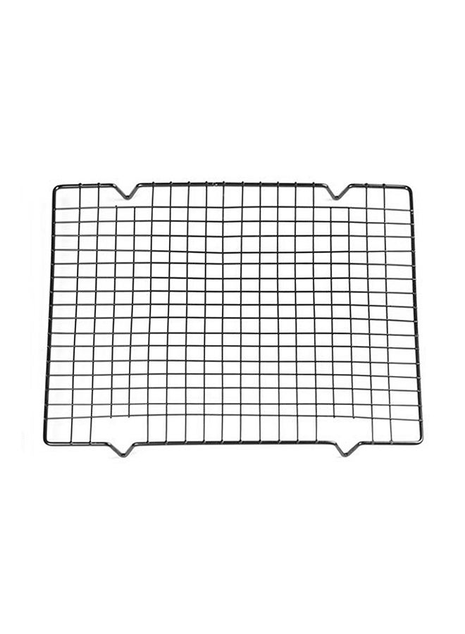 Nonstick Cooling Rack Mesh Grid Drying Stand Black 28cm - Image 1
