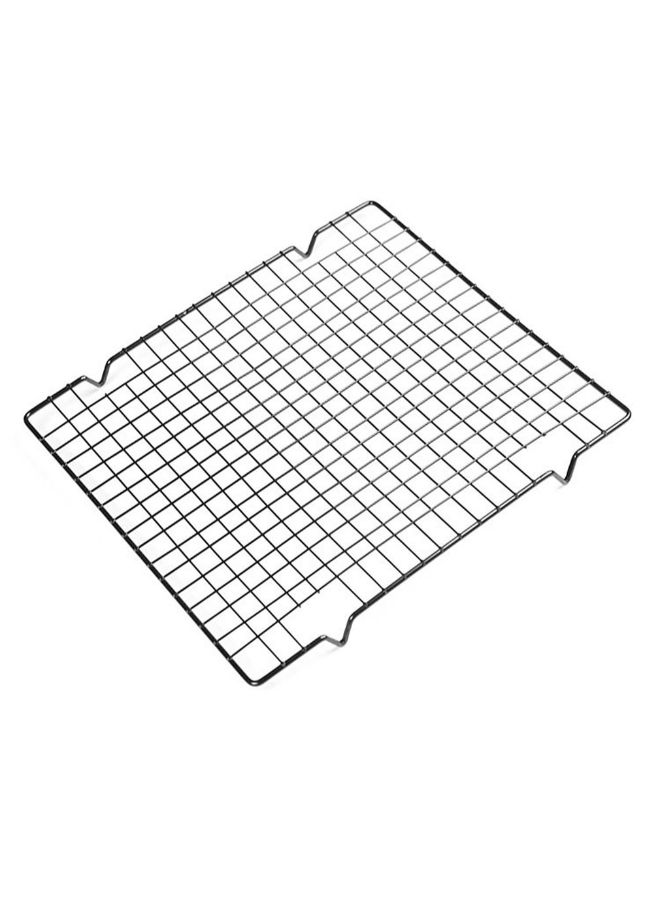 Nonstick Cooling Rack Mesh Grid Drying Stand Black 28cm - Image 2
