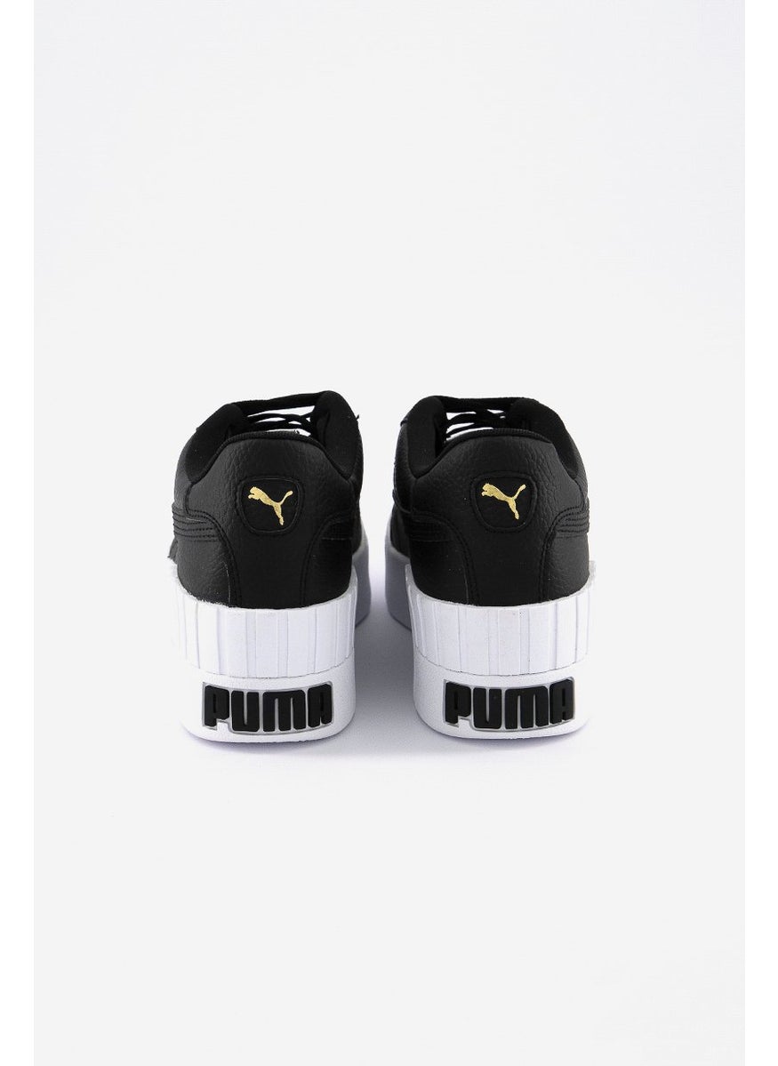 PUMA Women Cali Wedge Casual Shoes, Black and White  - Image 3